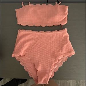 Pink High Waisted Bikini